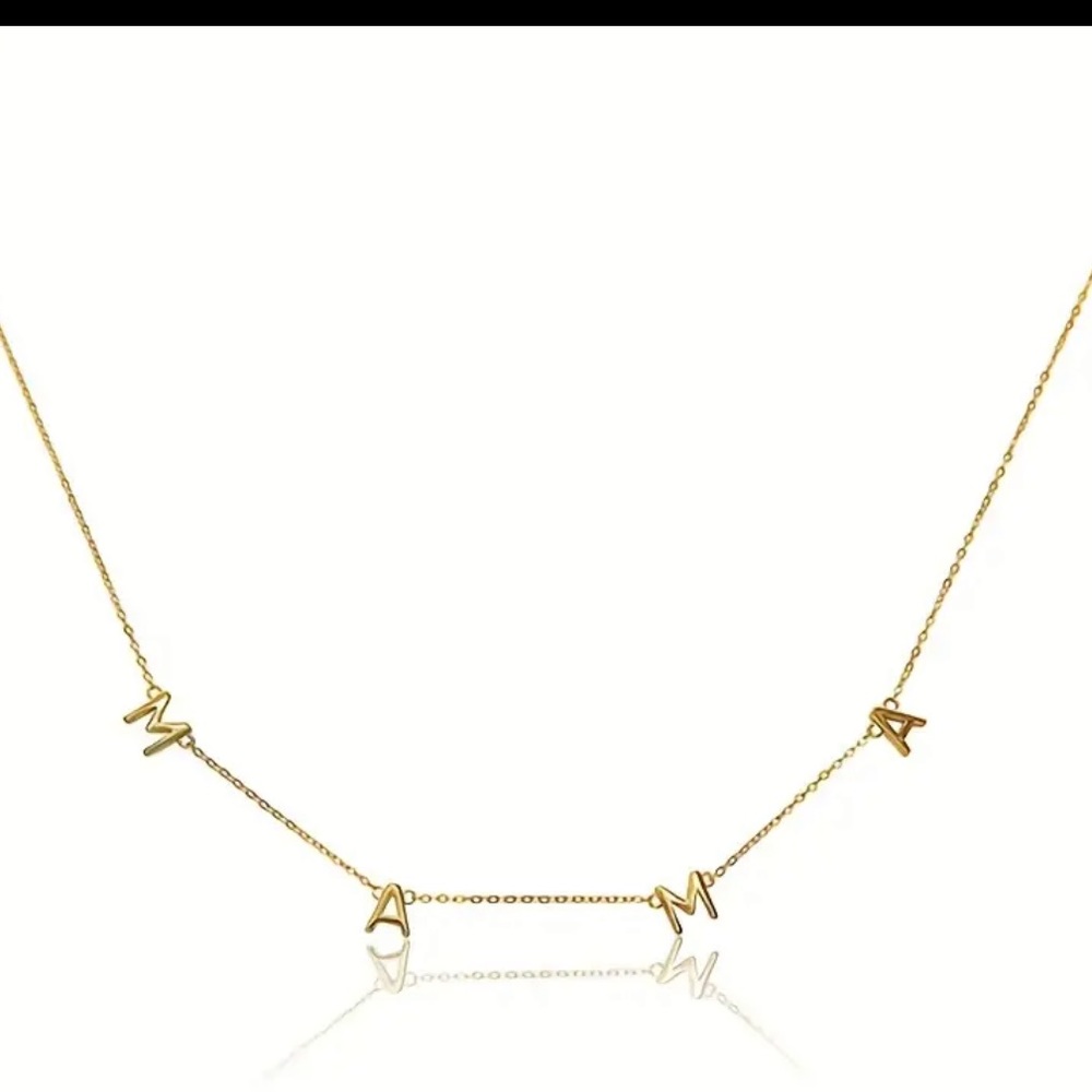 mama gold chain necklace new - Picture 4 of 4